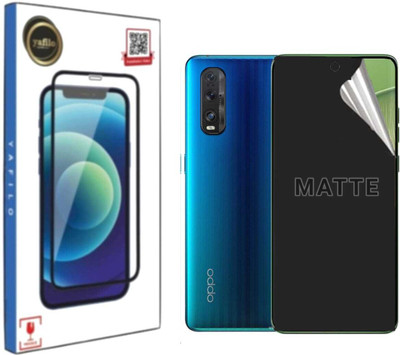 YAFILO Edge To Edge Screen Guard for OPPO Find X2 Unbreakable Membrane Scratch Guard Full Screen Coverage With Easy Installation Kit | Fingerprint Working(Pack of 1)