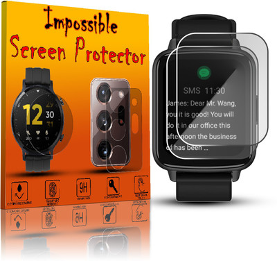 FCS Impossible Screen Guard for boAt Wave Neo Screen Guard, boAt Wave Neo with 1.69 inch Screen Protector(Pack of 2)