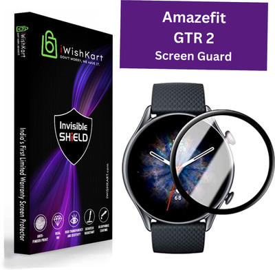 iWishKart Edge To Edge Screen Guard for Amazefit GTR 2, GTR2(Pack of 1)