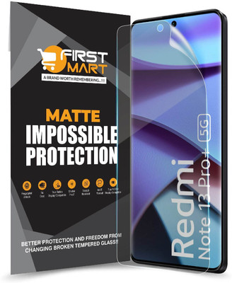 FIRST MART Edge To Edge Screen Guard for Redmi Note 13 Pro Plus 5G, Redmi Note 13 Pro + 5G, Redmi Note 13 Pro +, Redmi Note 13 Pro Plus, ( Not a Tempered Glass, it’s a Matte Nano Fiber Guard)(Pack of 1)