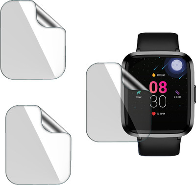 FCS Edge To Edge Screen Guard for Boat Watch Strom, Flexible Watch Screen Protector(Pack of 3)