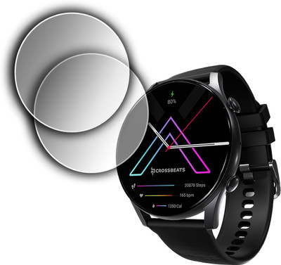 EJZATI Edge To Edge Screen Guard for CrossBeats Apex Regal SMARTWATCH, SCREEN GUARD(Pack of 2)