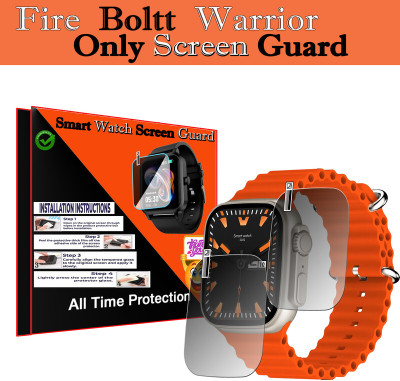 daffin Edge To Edge Screen Guard for Fire-Boltt Warrior(Pack of 2)
