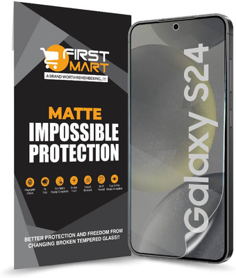 FIRST MART Edge To Edge Screen Guard for Samsung Galaxy S24 5G, Samsung S24 5G, S24 5G, ( Not a Tempered Glass, it’s a Matte Nano Fiber Guard)(Pack of 1)