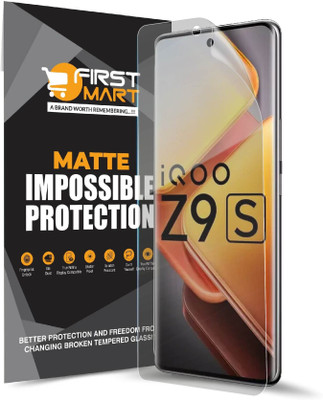 FIRST MART Edge To Edge Screen Guard for IQOO Z9s 5G, IQOO Z9s, IQOO Z9s Pro 5G, IQOO Z9s Pro, 4 Layer Unbreakable Membrane with Easy Installation(Pack of 1)