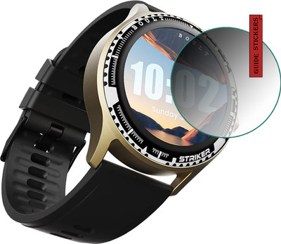 EJZATI Edge To Edge Screen Guard for BOULT STRIKER SMARTWATCH(Pack of 1)