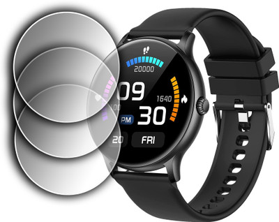 EJZATI Edge To Edge Screen Guard for FIRE BOLTT NINJA TALK SMARTWATCH(Pack of 3)