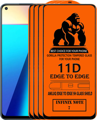 ANILUQ Edge To Edge Screen Guard for INFINIX NOTE 7(Pack of 1)