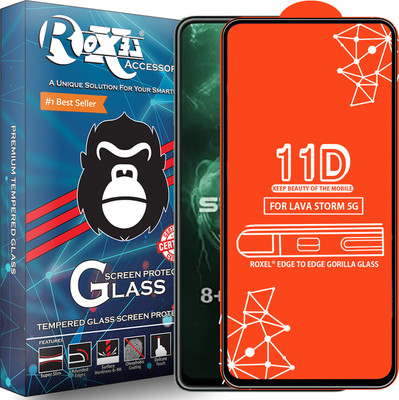 Roxel Edge To Edge Screen Guard for LAVA STORM 5G(Pack of 1)