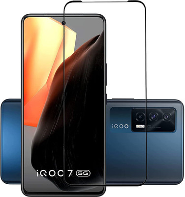 O2MG Edge To Edge Tempered Glass for IQOO 7 5G(Pack of 1)