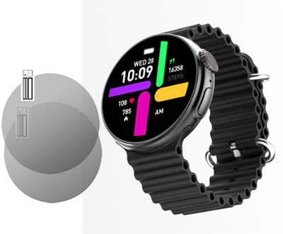 DOUMOF Edge To Edge Screen Guard for Fire Boltt Asteroid SMARTWATCH(Pack of 2)