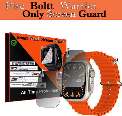 daffin Edge To Edge Screen Guard for Fire-Boltt Warrior(Pack of 2)