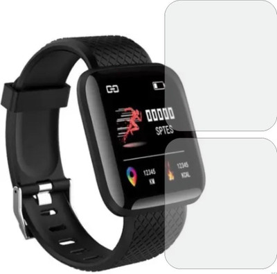TELTREK Edge To Edge Screen Guard for THE MOBILE POINT BLUETOOTH FITNESS SMARTWATCH(Pack of 2)