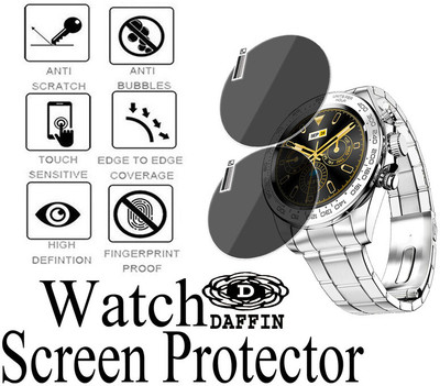 daffin Edge To Edge Screen Guard for Fire-Boltt Blizzard(Pack of 2)