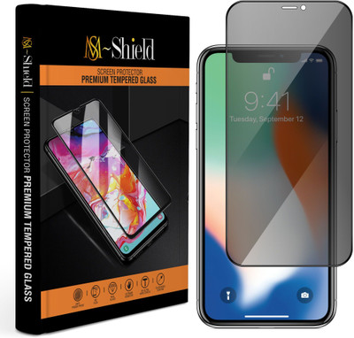 MS-Shield Edge To Edge Screen Guard for Apple iPhone X(Pack of 1)