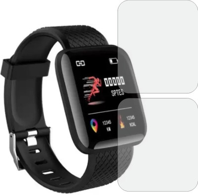 Mobling Edge To Edge Screen Guard for The Mobile Point Bluetooth Fitness Smartwatch(Pack of 2)