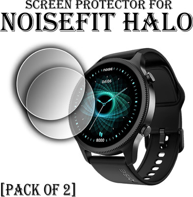 ejzatex Edge To Edge Screen Guard for NOISEFIT HALO SMARTWATCH(Pack of 2)