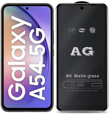 Bulkwala Edge To Edge Tempered Glass for Samsung A54 5G Matte Tempered Glass|(Pack of 1)