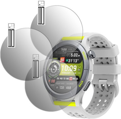 YCHROZE Edge To Edge Screen Guard for Amazfit Cheetah(Pack of 3)