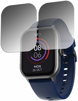 DOUMOF Edge To Edge Screen Guard for boAt Wave Spin Voice SMARTWATCH(Pack of 2)