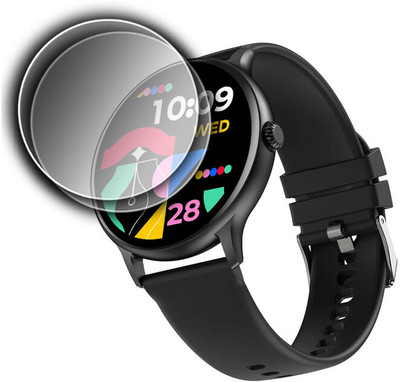 YCHROZE Edge To Edge Screen Guard for Fire Boltt Ninja Talk SMARTWATCH(Pack of 2)