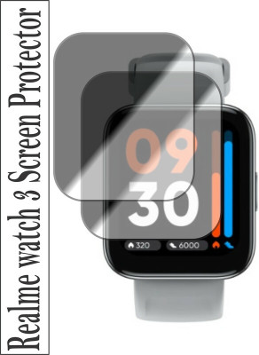 RapTag Edge To Edge Screen Guard for LBG Realme Watch 3 smartwatch(Pack of 2)