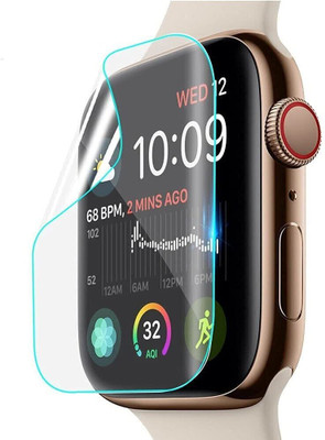 STP FEEL Edge To Edge Screen Guard for Apple Watch 41mm Series 6/7 | Edge To Edge Full Screen Coverage Flexible Watch Screen Protector Membrane(Pack of 2)
