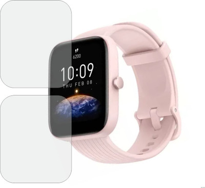 TELTREK Edge To Edge Screen Guard for AMAZFIT BIP 3 PRO(Pack of 2)