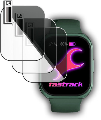 daffin Edge To Edge Screen Guard for Fastrack Revoltt FS1+(Pack of 3)