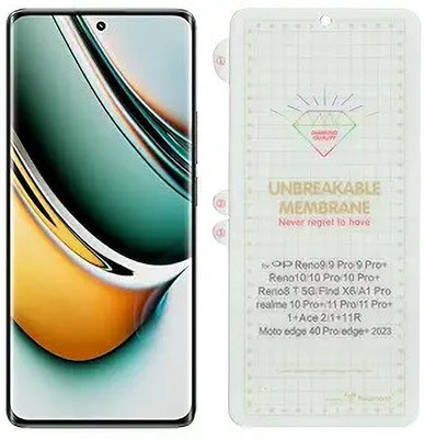 HITFIT Edge To Edge Screen Guard for Oppo Find X6 5G | Oppo A1 pro(Pack of 1)