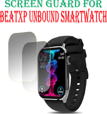 ejzatex Edge To Edge Screen Guard for BESTXP UNBOUND SMARTWATCH(Pack of 2)