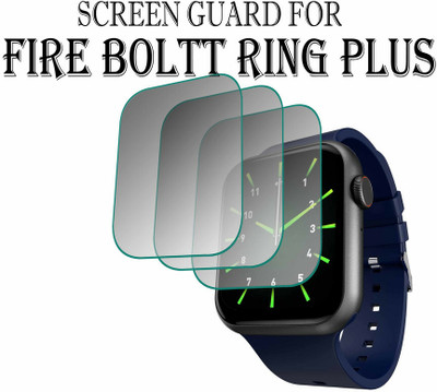 hirdesh Edge To Edge Screen Guard for Fire-Boltt Ring Plus 1.91(Pack of 3)