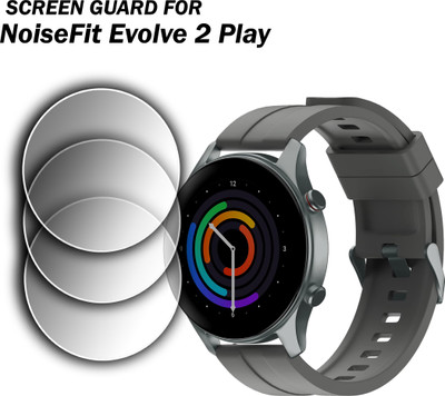 EJZATI Edge To Edge Screen Guard for NOISEFIT EVOLVE 2 PLAY SMARTWATCH(Pack of 3)