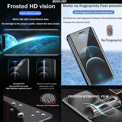 MobiWay Edge To Edge Screen Guard for Vivo Y400 Pro 5G, Vivo Y400 Pro, Y400 Pro Matte Finish Self Healing Unbreakable Membrane Screen Guard ( NOT A TEMPERED GLASS ) matte16(Pack of 1)