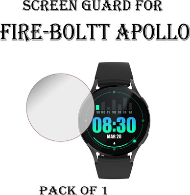 EJZATI Edge To Edge Screen Guard for FIRE BOLTT APOLLO SMARTWATCH(Pack of 1)