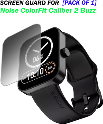 EJZATI Edge To Edge Screen Guard for NOISE COLORFIT CALIBER 2 BUZZ SMARTWATCH(Pack of 1)