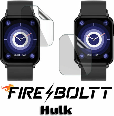 FCS Edge To Edge Screen Guard for Fire-Boltt Hulk, Fire-Boltt Hulk 1.78 inch, Screen Protector(Pack of 2)