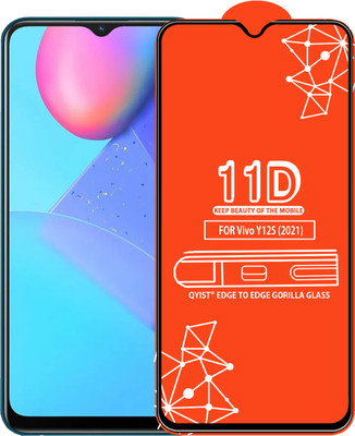 Qyist Edge To Edge Screen Guard for Vivo Y12S (2021)(Pack of 1)