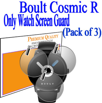 daffin Edge To Edge Screen Guard for Boult Cosmic R(Pack of 3)