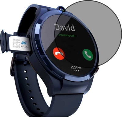 Tuch Edge To Edge Tempered Glass for Screen Guard for Smart Watch appllp4 gps Fiber Tempered Glass Digital Watch Screen gaurd Impossible Smart Watch Appllp4 gps wifi(Pack of 1)