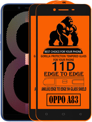 GDMA Edge To Edge Tempered Glass for Oppo A83(Pack of 2)