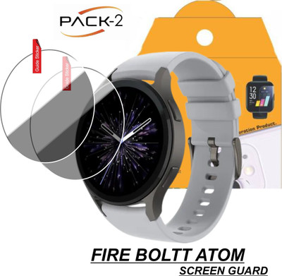 Olonga Edge To Edge Screen Guard for FIRE BOLTT ATOM(Pack of 2)