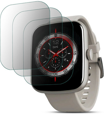 hirdesh Edge To Edge Screen Guard for boAt Wave Lynk Voice 1.69(Pack of 3)