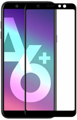 Vigorous Edge To Edge Tempered Glass for Samsung Galaxy A6+(Pack of 1)