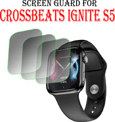 ejzatex Edge To Edge Screen Guard for Crossbeats Ignite S5 Smartwatch(Pack of 3)