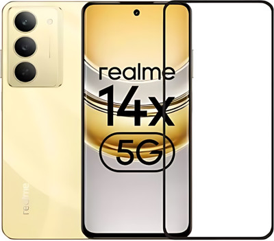 Monogamy Edge To Edge Screen Guard for Realme 14x 5G, Realme 14x(Pack of 1)