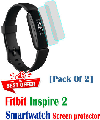 RapTag Edge To Edge Screen Guard for No 1:- Fitbit Inspire 2(Pack of 2)