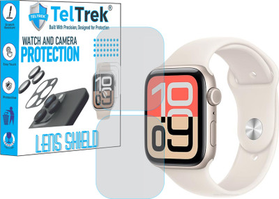 TELTREK Edge To Edge Screen Guard for Apple Watch SE 3 44mm(Pack of 2)