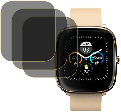 hirdesh Edge To Edge Screen Guard for Noise ColorFit Qube(Pack of 3)