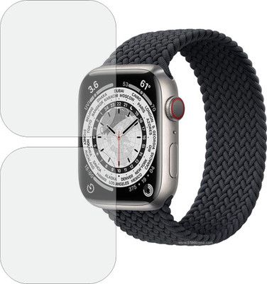 Mobling Edge To Edge Screen Guard for Apple Watch Edition Series 7 41mm Gps Plus Cellular(Pack of 2)